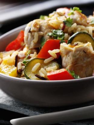 Mediterranean Turkey with Rice