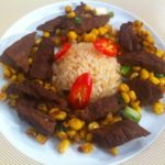 MEAT SAUTE WITH CORN