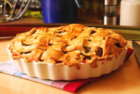 strawberry rhubarb pie