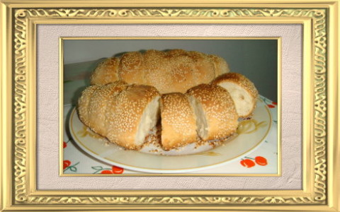 village-sesame-coated-bread