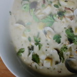 New England clam chowder