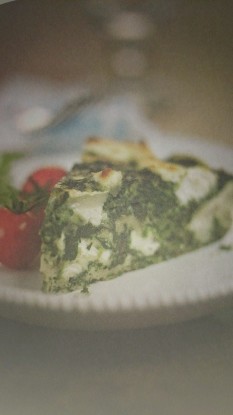 DEEP-DISH SPINACH AND GOAT'S CHEESE OMELETTE RECIPE