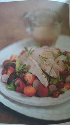 bejewelled smoked chicked summer salad