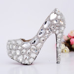 Luxury crystal high heels for 2014