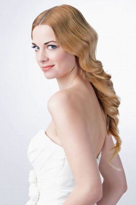 Bride hair