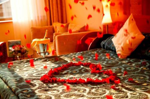 Create romantic atmosphere